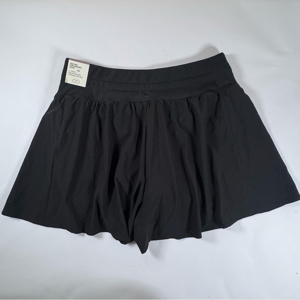 NWT Calia High-Rise Performance Short - Black - Size Large - Picture 2 of 6